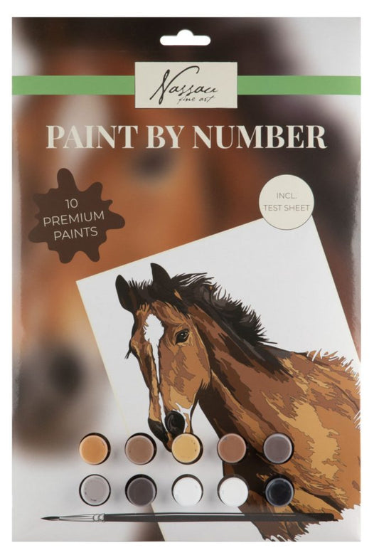 Peinture numéro cheval